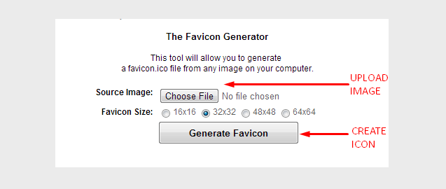 Creating Favicon